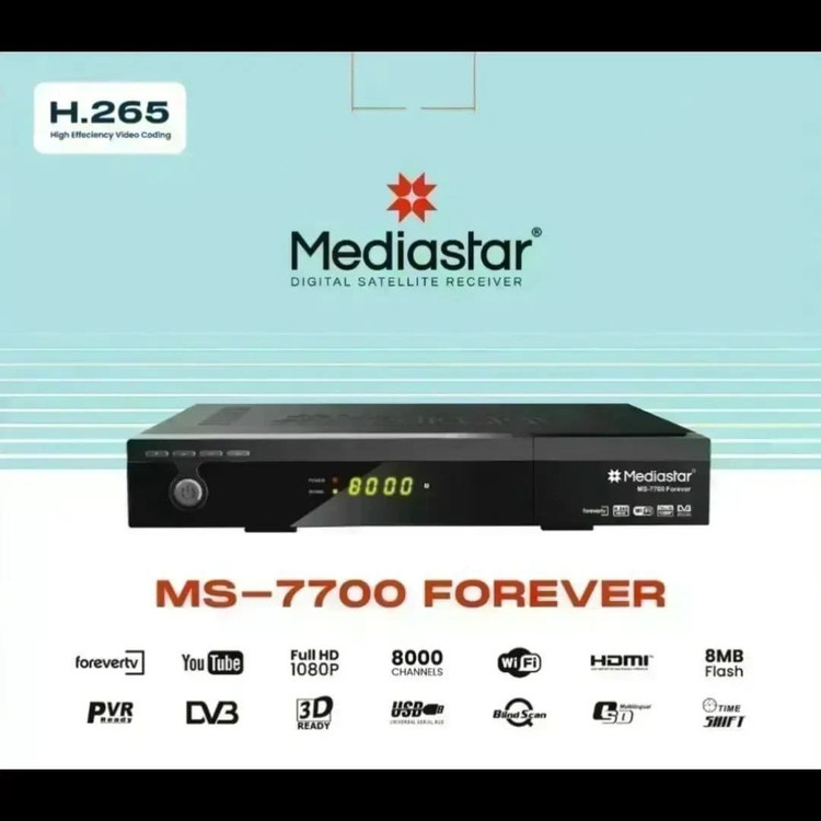 گیرنده دیجیتال مدیا استار مدل MS-7700 FOREVER جدیدترین ورژن