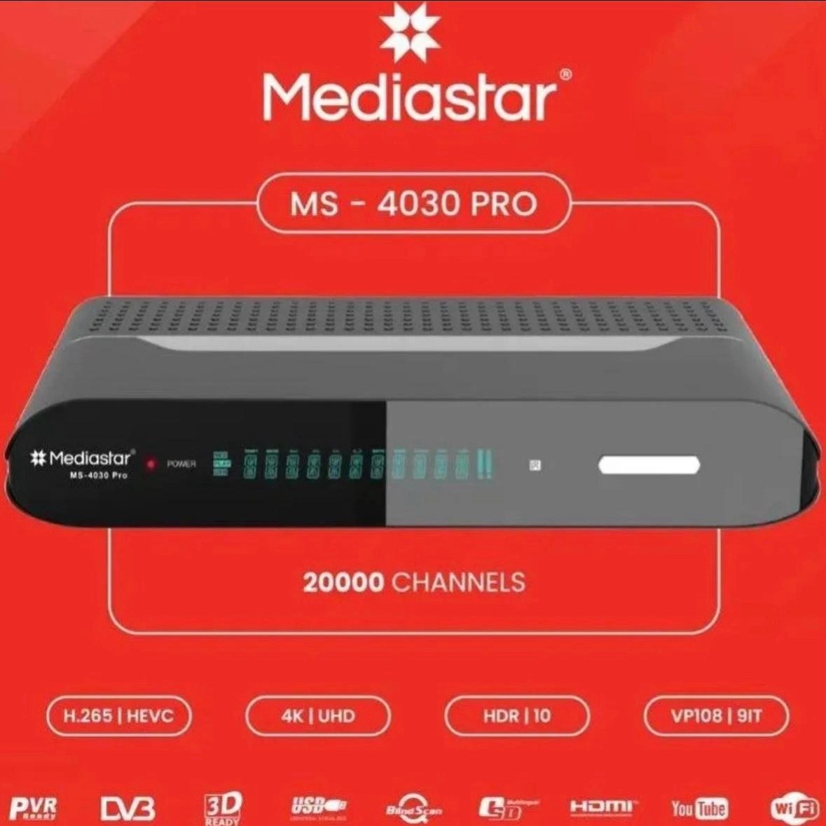 گیرنده دیجیتال مدیا استار مدل 4030Pro 4K